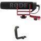 Rode VideoMic GO Camera-Mount Shotgun Microphone Kit with Dual-Shoe Bracket