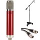 Avantone Pro CV-12 Large-diaphragm Tube Condenser Microphone with Studio Boom Stand and Cable