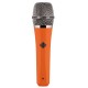 Telefunken M80 Handheld Supercardioid Dynamic Vocal Microphone, Orange & Chrome