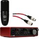 Focusrite Scarlett 2i2 Gen 3 & AKG P120 Vocal Recording Bundle